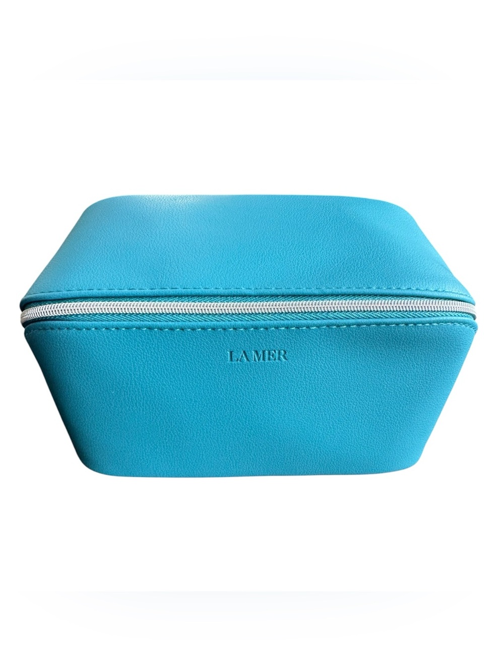 La Mer Bright Turquoise Cosmetic Case